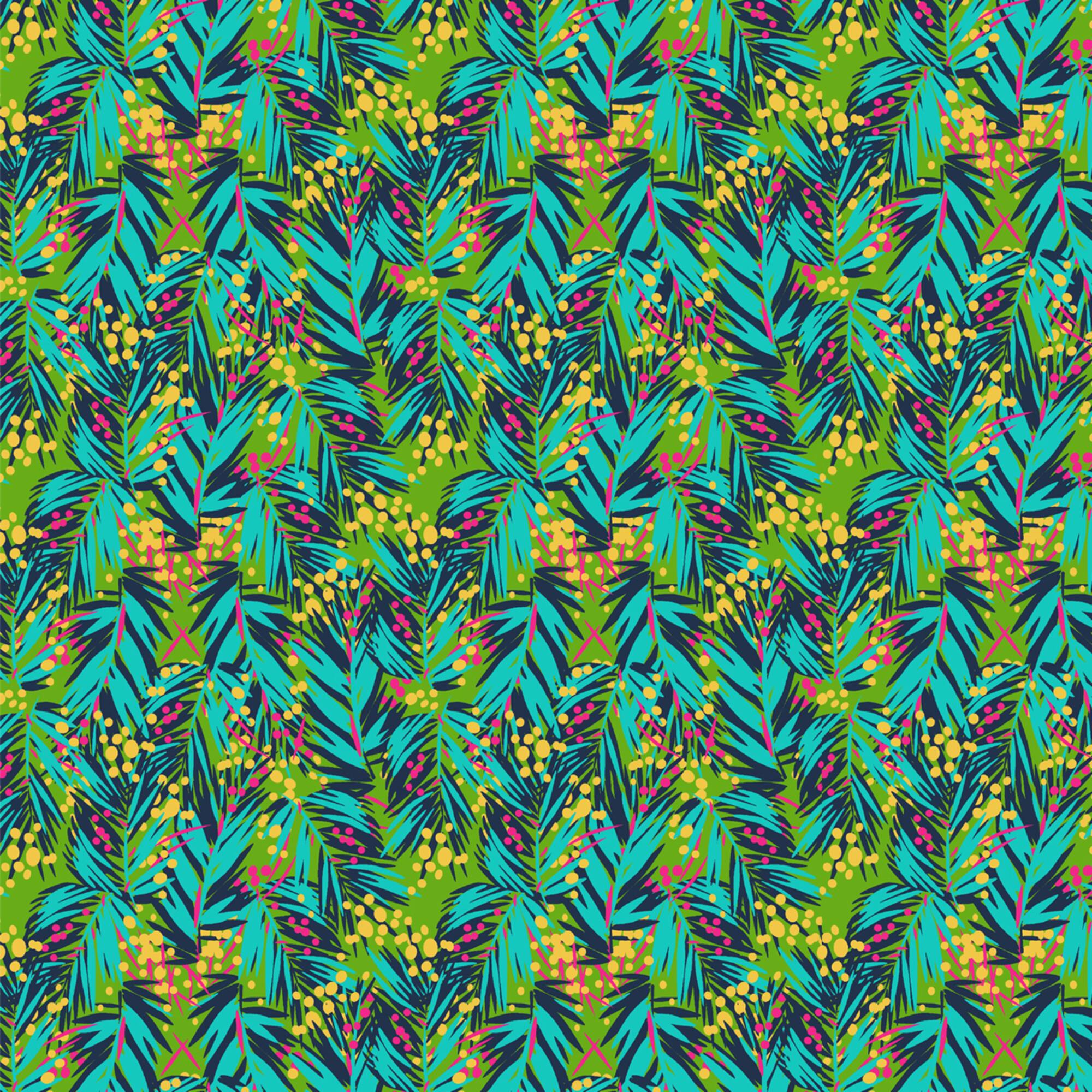 Springs Creative Tigris Tropical Palm Cotton Fabric